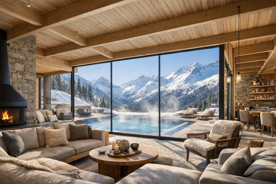 Illustrative image – contemporary mountain resort style