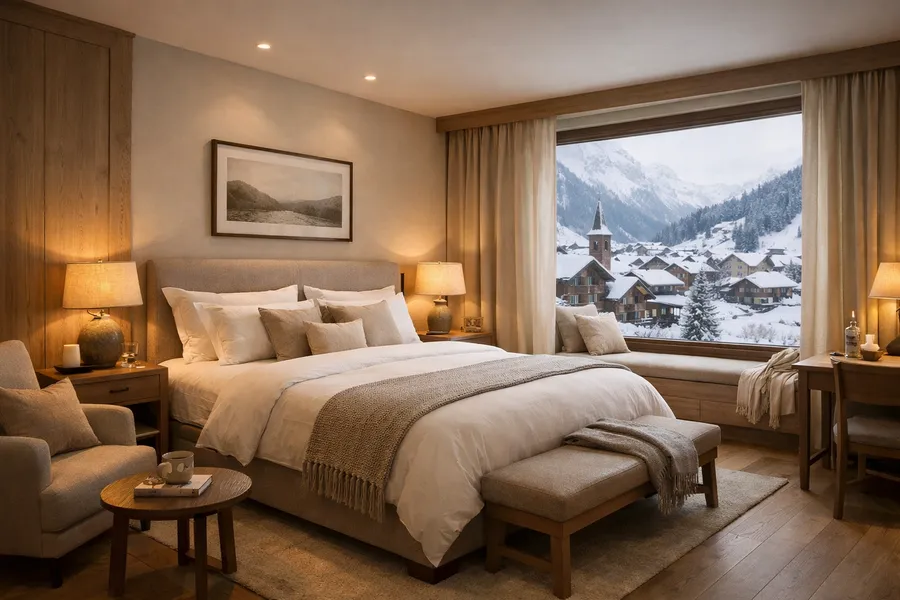 Illustrative image – chalet-style hotel